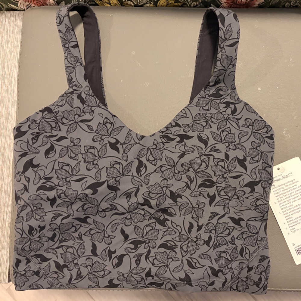 Lululemon Athletica Black and Gray Tank